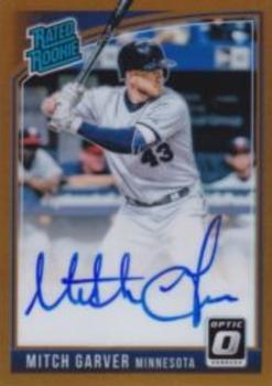 2018 Donruss Optic - Rated Rookies Signatures Bronze #RRS-MG Mitch Garver Front
