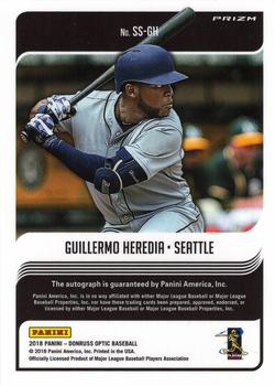 2018 Donruss Optic - Signature Series #SS-GH Guillermo Heredia Back