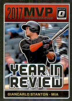 2018 Donruss Optic - Year in Review #YR2 Giancarlo Stanton Front
