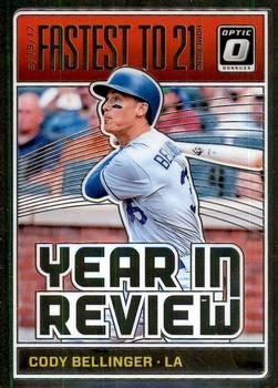 2018 Donruss Optic - Year in Review #YR10 Cody Bellinger Front