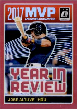 2018 Donruss Optic - Year in Review Red #YR4 Jose Altuve Front