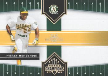 2005 Donruss Champions - Impressions Gold #189 Rickey Henderson Front