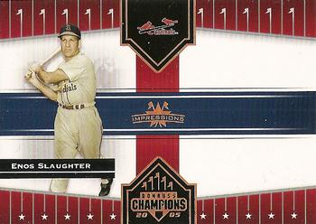 2005 Donruss Champions - Impressions Gold #254 Enos Slaughter Front