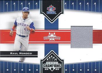 2005 Donruss Champions - Impressions Material #38 Raul Mondesi Front