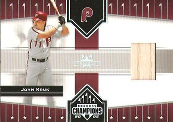 2005 Donruss Champions - Impressions Material #63 John Kruk Front