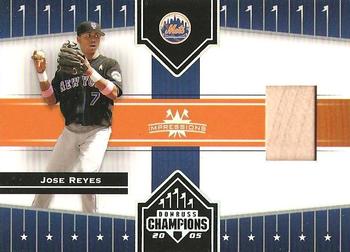 2005 Donruss Champions - Impressions Material #64 Jose Reyes Front