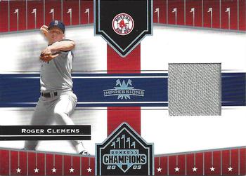 2005 Donruss Champions - Impressions Material #101 Roger Clemens Front