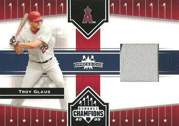 2005 Donruss Champions - Impressions Material #114 Troy Glaus Front