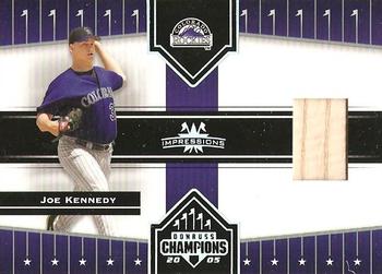 2005 Donruss Champions - Impressions Material #151 Joe Kennedy Front
