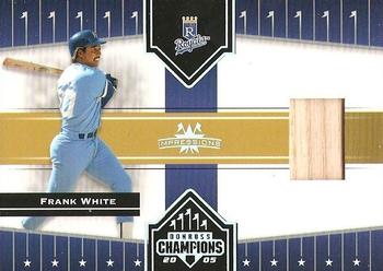 2005 Donruss Champions - Impressions Material #161 Frank White Front