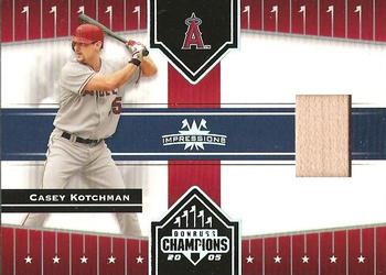 2005 Donruss Champions - Impressions Material #166 Casey Kotchman Front