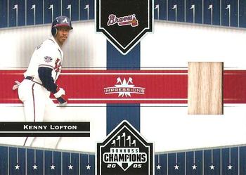 2005 Donruss Champions - Impressions Material #167 Kenny Lofton Front