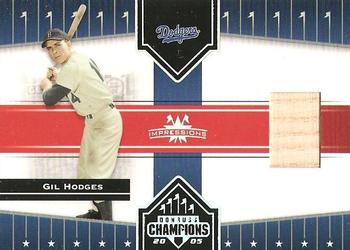 2005 Donruss Champions - Impressions Material #168 Gil Hodges Front