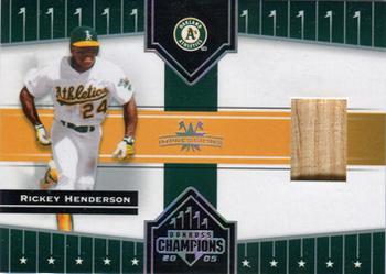 2005 Donruss Champions - Impressions Material #189 Rickey Henderson Front