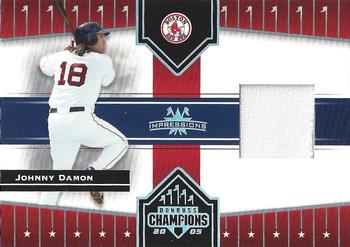2005 Donruss Champions - Impressions Material #201 Johnny Damon Front