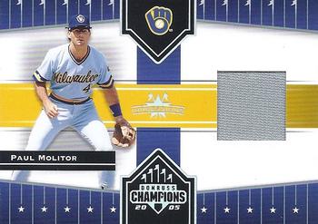 2005 Donruss Champions - Impressions Material #273 Paul Molitor Front