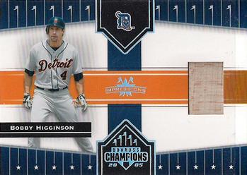2005 Donruss Champions - Impressions Material #408 Bobby Higginson Front