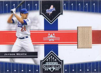 2005 Donruss Champions - Impressions Material #410 Jayson Werth Front