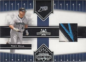 2005 Donruss Champions - Impressions Material Prime #110 Toby Hall Front