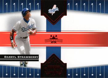 2005 Donruss Champions - Impressions Red #54 Darryl Strawberry Front