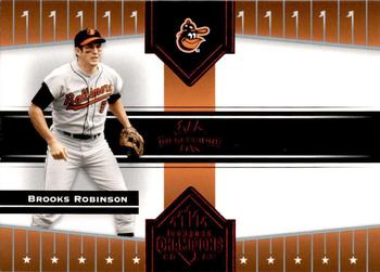 2005 Donruss Champions - Impressions Red #93 Brooks Robinson Front