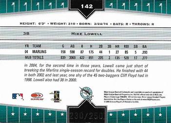 2005 Donruss Champions - Impressions Red #142 Mike Lowell Back