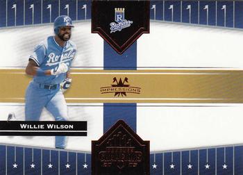 2005 Donruss Champions - Impressions Red #158 Willie Wilson Front