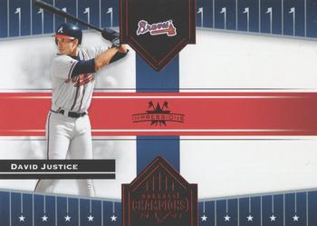 2005 Donruss Champions - Impressions Red #226 David Justice Front