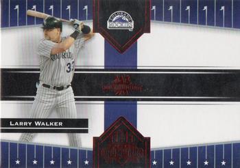 2005 Donruss Champions - Impressions Red #228 Larry Walker Front