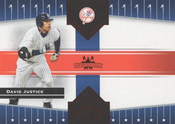 2005 Donruss Champions - Impressions Red #286 David Justice Front