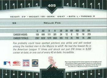 2005 Donruss Champions - Impressions Red #405 Nellie Fox Back