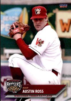 2011 Choice Wisconsin Timber Rattlers #22 Austin Ross Front