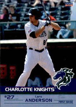 2013 Choice Charlotte Knights #2 Lars Anderson Front