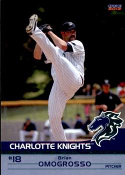 2013 Choice Charlotte Knights #18 Brian Omogrosso Front