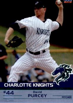 2013 Choice Charlotte Knights #21 David Purcey Front