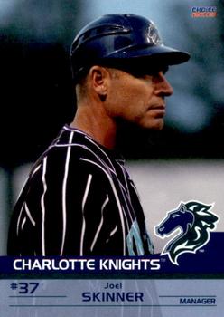 2013 Choice Charlotte Knights #24 Joel Skinner Front