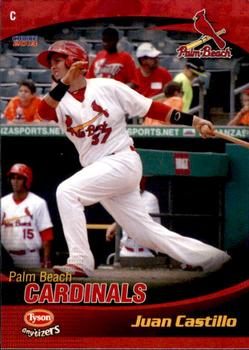 2013 Choice Palm Beach Cardinals #3 Juan Castillo Front