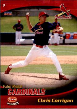 2013 Choice Palm Beach Cardinals #5 Chris Corrigan Front