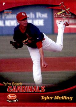 2013 Choice Palm Beach Cardinals #6 Tyler Melling Front