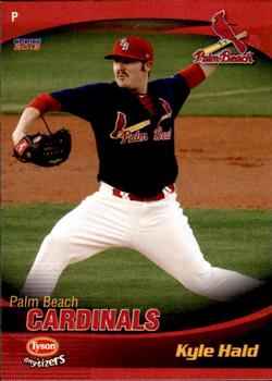 2013 Choice Palm Beach Cardinals #12 Kyle Hald Front