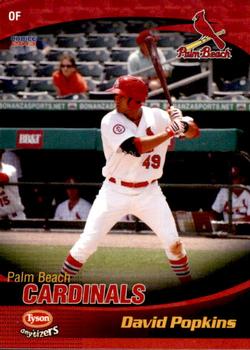 2013 Choice Palm Beach Cardinals #19 David Popkins Front