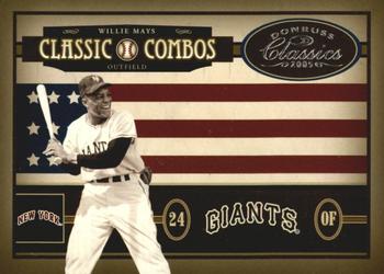 2005 Donruss Classics - Classic Combos #CC-35 Willie Mays / Willie McCovey Front