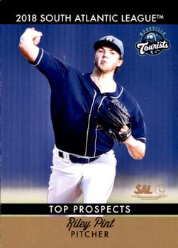 2018 Choice South Atlantic League Top Prospects #1 Riley Pint Front