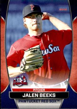2018 Choice Pawtucket Red Sox #1 Jalen Beeks Front