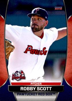 2018 Choice Pawtucket Red Sox #24 Robby Scott Front