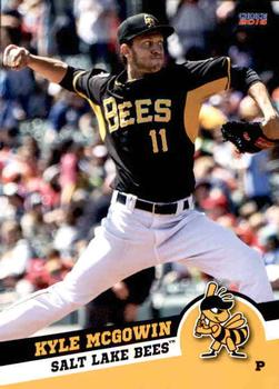 2016 Choice Salt Lake Bees #11 Kyle McGowin Front