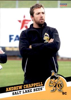2016 Choice Salt Lake Bees #34 Andrew Chappell Front
