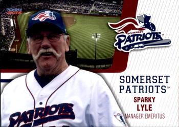 2016 Choice Somerset Patriots #33 Sparky Lyle Front