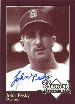 2006 Philadelphia Athletics Historical Society Diamond Signatures #NNO John Pesky Front