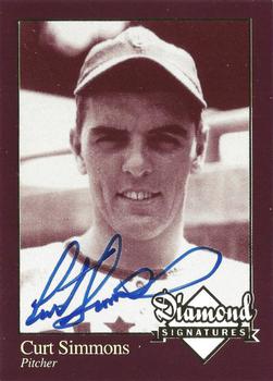 2006 Philadelphia Athletics Historical Society Diamond Signatures #NNO Curt Simmons Front